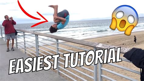 How To Do A Backflip For Beginners!! - YouTube