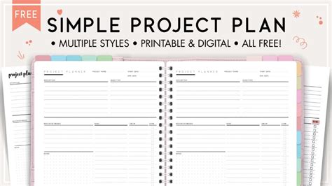 Simple Project Plan Template - World of Printables