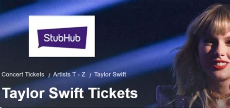 StubHub wrongly allowing for scalping or touting Taylor Swift tickets