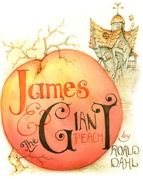 Tribute: JAMES AND THE GIANT PEACH - Book Cover — Gretchen Ellen Powers