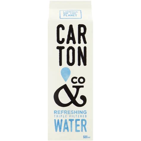 Carton & Co Triple Filtered Water 500ml | Woolworths