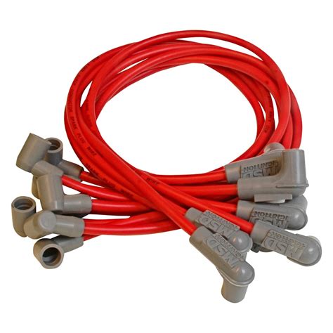 MSD® 31599 - Super Conductor™ Spark Plug Wire Set Below Header/Exhaust ...