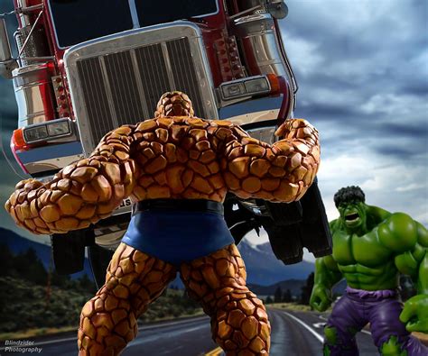 Hulk vs. Thing - Round 1 Photograph by Blindzider Photography | Pixels