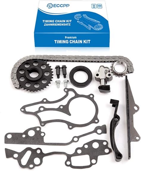 Automotive Fit 85-95 Toyota 22R 22RE Timing Chain Cover Water Pump Kit ...