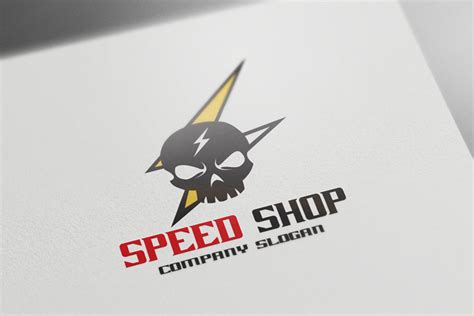 Speed Shop Logo | Creative Logo Templates ~ Creative Market