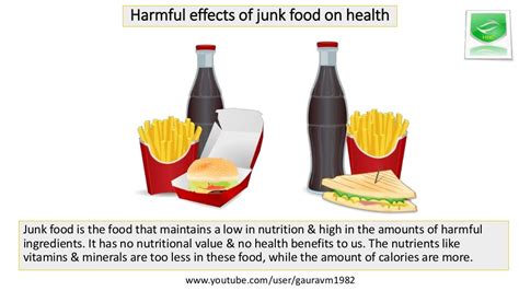 Harmful effects of junk food on health