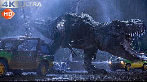 Jurassic Park 1993 - T Rex Attack Scene HD wallpaper | Pxfuel