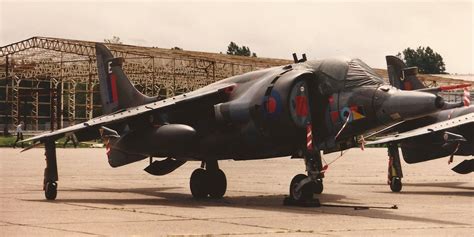 RAF BAe Harrier GR3 | Falklands war, Aviation world, Royal air force