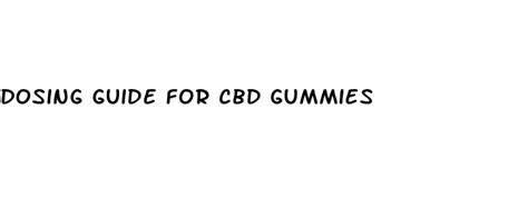 Dosing Guide For Cbd Gummies | Micro-omics