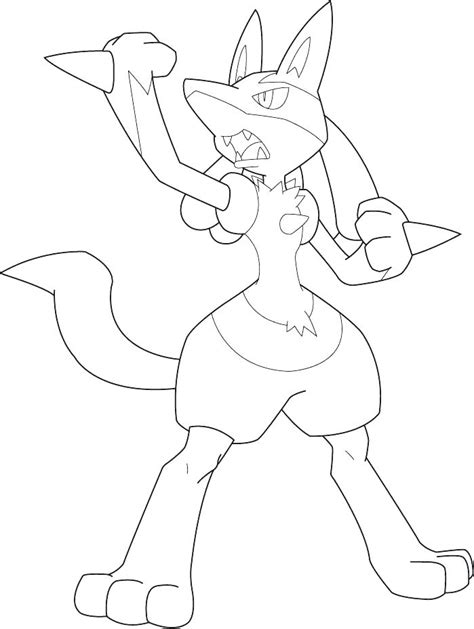 Lucario Coloring Page at GetColorings.com | Free printable colorings ...