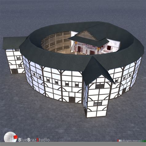 Globe Theatre 3D Model – Buy Globe Theatre 3D Model | FlatPyramid