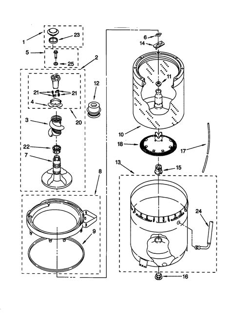 Kenmore Series 700 Washer Parts Diagram