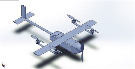 Design of VTOL UAV (isometric view) | Download Scientific Diagram