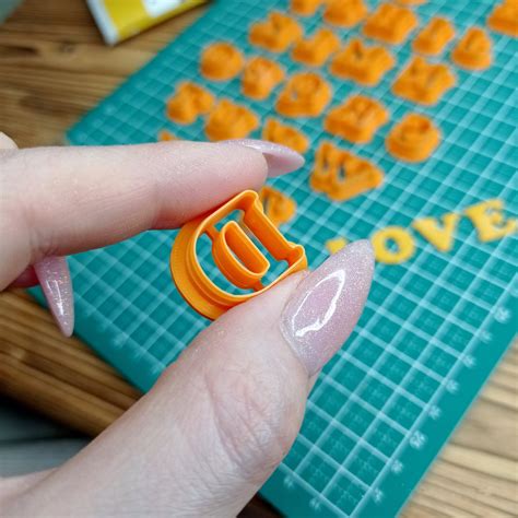 Polymer clay cutters. Alphabet cutters. Set of letters. | Etsy