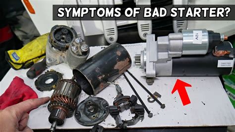 SYMPTOMS OF BAD ENGINE STARTER, SIGNS OF BAD STARTER - YouTube