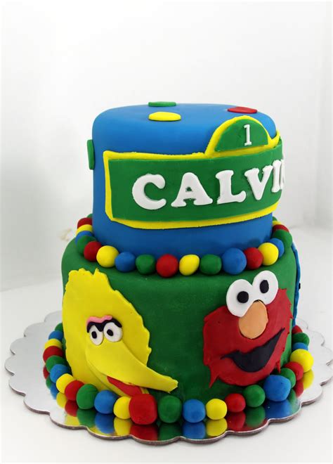 Tastefully Done: Sesame Street Cake