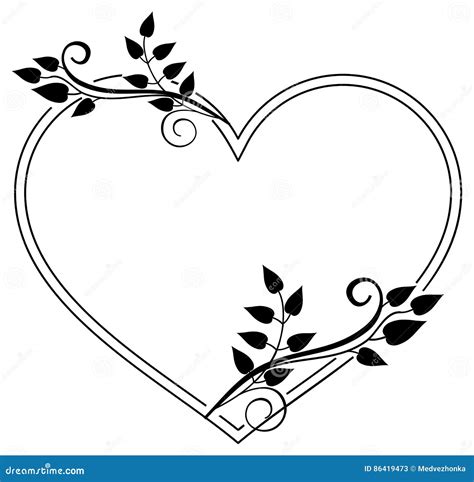 Black Clipart Heart White