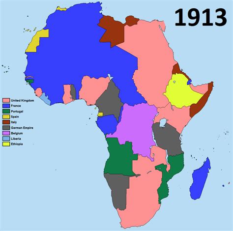 Africa Colonization Map