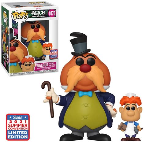 Alice In Wonderland Walrus And The Carpenter Pop Vinyl Figure And Buddy ...