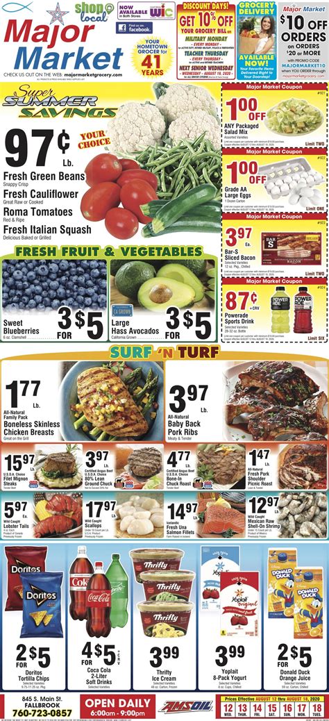 Weekly Ad – Major Market Grocery