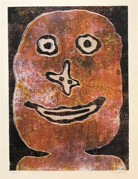 Jean Dubuffet, Sourire,1962 - Denis Bloch Fine Art Gallery Beverly Hills