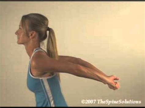 Pec major stretch - YouTube