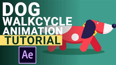 Dog walk cycle Animation Tutorial in After Effects - YouTube