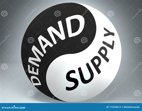 Demand And Supply Chart Stock Illustration | CartoonDealer.com #96911872