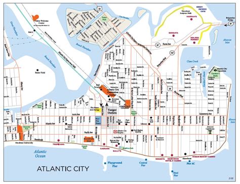 Atlantic City Boardwalk Map Printable