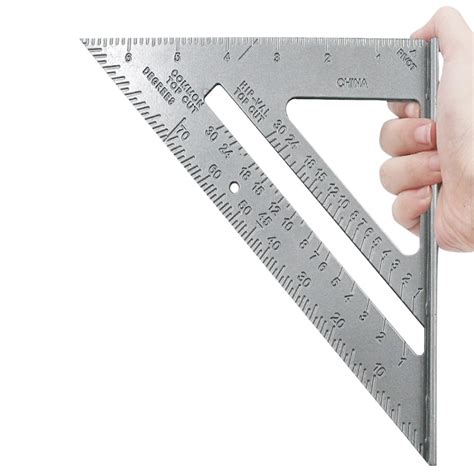 7" Triangle Ruler Carpenter Square Speed Square Layout Tool Measurement ...