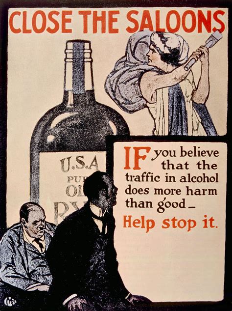 Prohibition Poster, 1918 by Everett