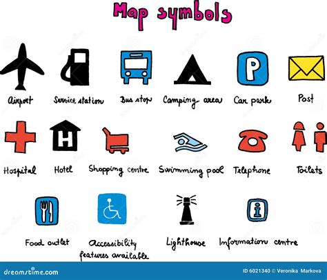 Map Symbols Stock Illustrations – 41,850 Map Symbols Stock ...