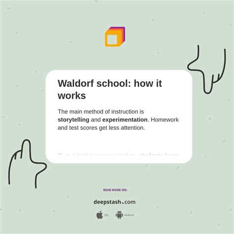 Waldorf school: how it works - Deepstash