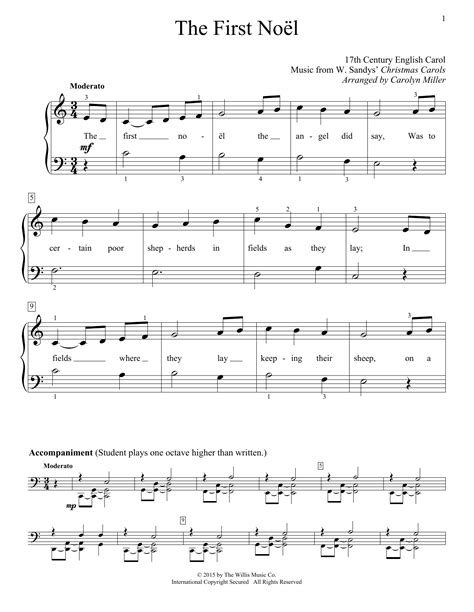 The First Noel Sheet Music