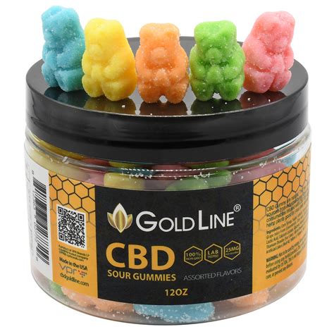 CBD Sour Gummies Archives - CBD Goldline