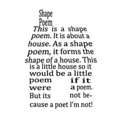 Concrete (Shape) Poem – EETT & Making Movies