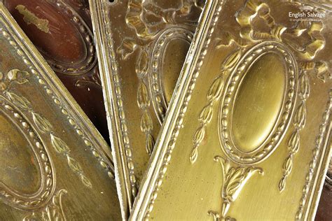 Ornate Brass Finger Plates