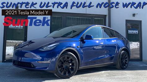 Tesla Model Y Wrap Blue - art-puke