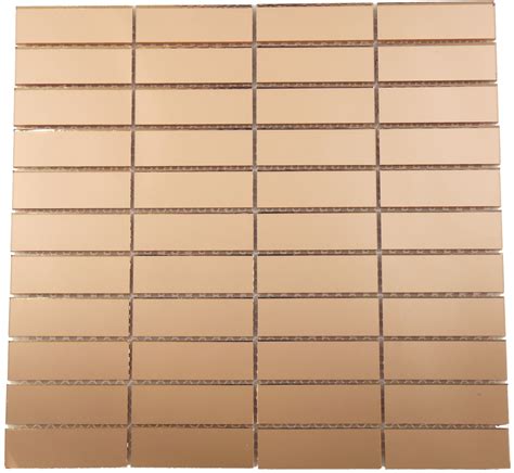 Copper mirror tiles | Glass mosaic mirror, Mosaic tile mirror, Mirror tiles