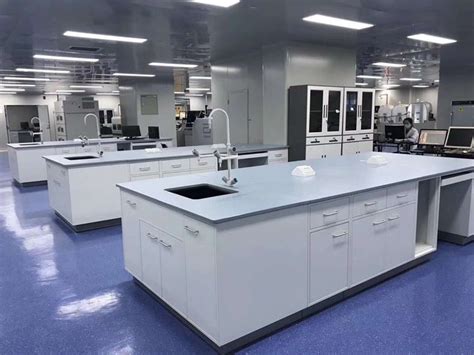 Laboratory furniture with Ceramic worktop for Research company ...