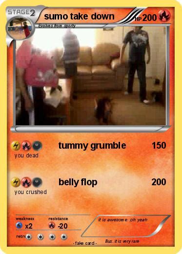 Pokémon sumo take down - tummy grumble - My Pokemon Card