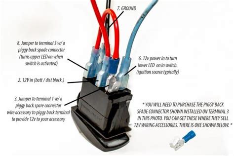 Led Rocker Switch Wiring | Toggle switch, Led light switch, Electronic ...