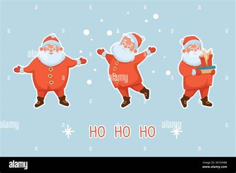 Funny Santa Claus Card with Red Text Stock Vector Image & Art - Alamy