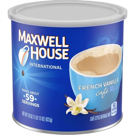 Maxwell House International Instant Flavored French Vanilla Coffee ...