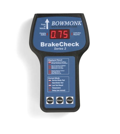 Brake Tester - Bowmonk Decelerometer for Testing Trucks & Commercial ...