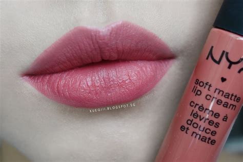 NYX Soft Matte Lip Cream Cannes | Bảng màu son, Son môi, Sấm