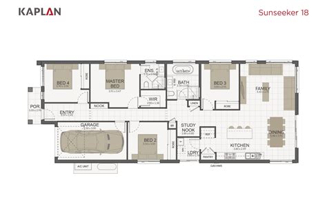 Sunseeker 18 | Flexible Single Storey House Design - Kaplan Homes