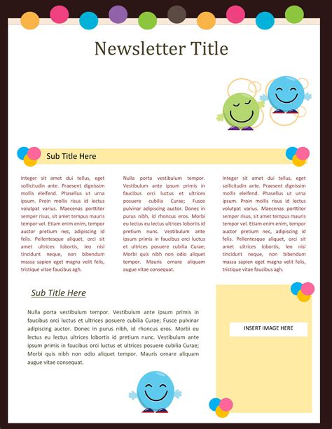 Free Employee Newsletter Templates Word