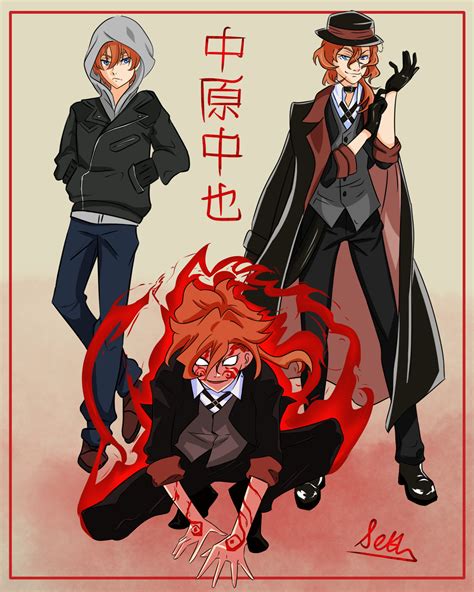 ArtStation - Nakahara Chuuya - Bungou Stray Dogs