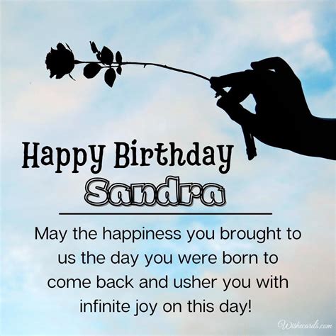 The Collection Of Happy Birthday Cards For Sandra